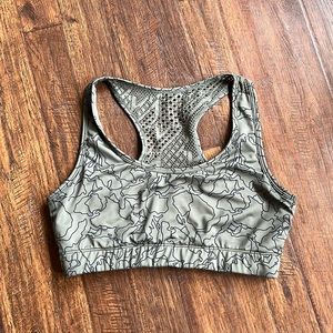 Zyia Olive Topo Bomber Bra